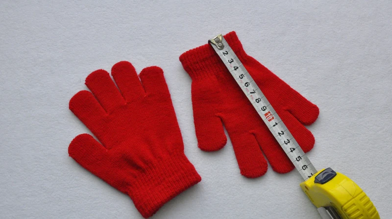 15 см новые зимние теплые перчатки детские мальчики девочки теплые перчатки утолщенные вязаные перчатки мальчики девочки однотонные перчатки XL669