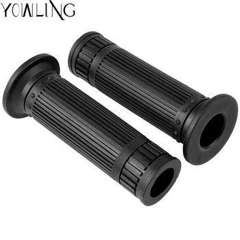 

2019 New Vintage Cafe Racer Motorcycle Hand Grips Rubber Handle Bar 7/8" 22mm for CG125 CB400 HONDA YAMAHA Piaggio Vespa GTS 300