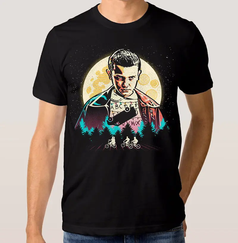 Футболка Eleven странные вещи художественная безрукавка Для Мужчин's женщин все