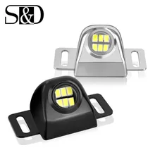 Универсальный Автомобильный задний светильник Canbus внешний резервный светодиодный фонарь для мотоцикла парковочный задний сигнальный светильник 6000K белый авто