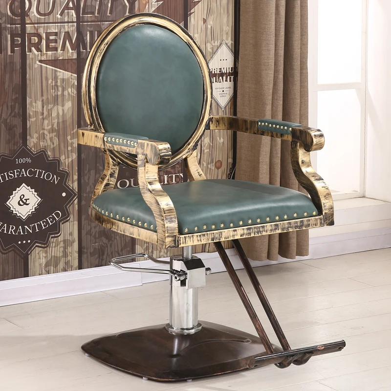 Гладить искусства старинные Парикмахерская chairsalon специальные регулируемые спинка стула прилив магазин с волос стул
