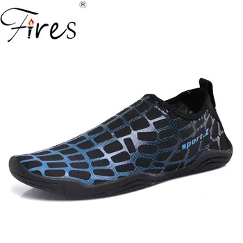

Fires Men Aqua Sport Shoes Summer Quick-drying Swimming Shoes Comfortable Black Unisex Water Snealers Couple Beach Walking Shoes