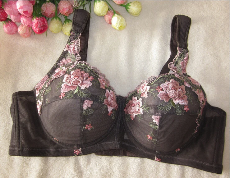 Plus Size 38C 48G / 85C 110G Cup Women Bra Top Cotton Bra with