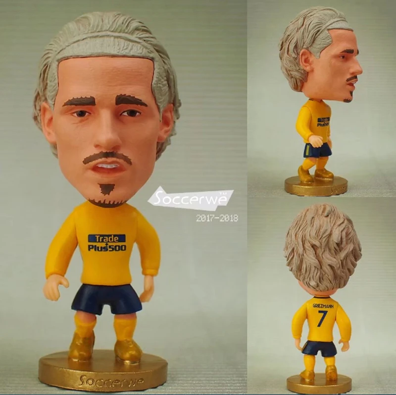

Soccer Star 7# GRIEZMANN (MA-Yellow-2018) 2.5" Action Dolls Figurine