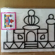 100 pcs/lot темперная живопись игрушка, 11* 19 см, Своими руками цвет рисунок