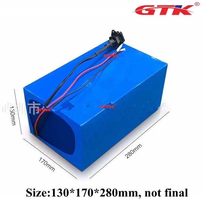 2000W 20Ah 48V eBike Battery For 18650 Cell Built-in 50A BMS Lithium Battery 48V With 2A Charger Electric Bicycle Battery 48V (2)