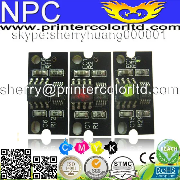 4 x Color Toner Reset Chip for Konica Minolta 4650EN 4695MF 4650DN 4690MF 4695