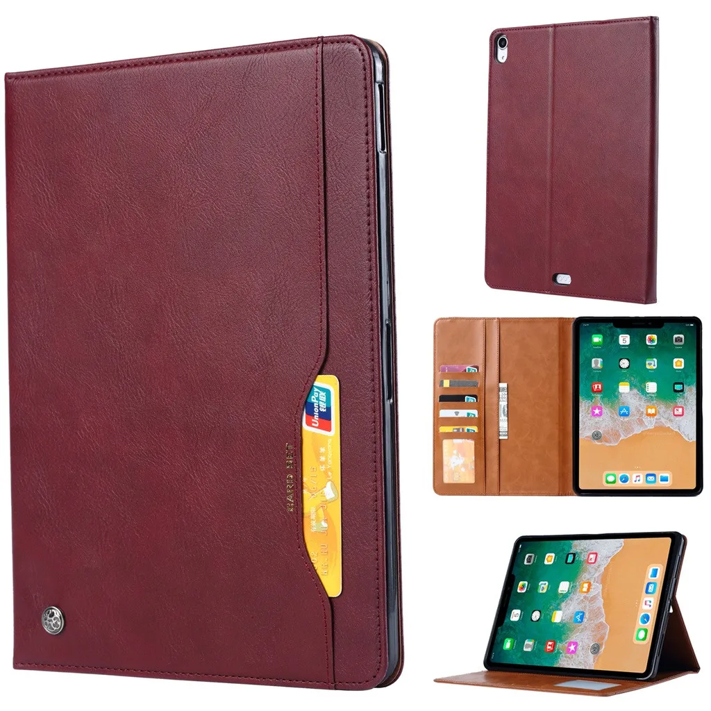 High Quality Release Folio Leather Wallet Card Stand Case Cover Tablet Case For iPad Pro 11 Inch Tablet Accessories