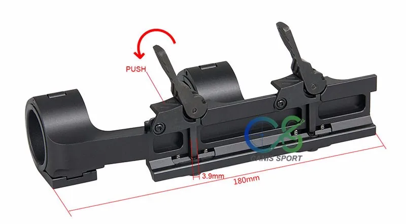 Canis Latrans Центральная высота 38 мм QD 30-35 мм крепление для прицела подходит для рельсов 21,2 мм для охотничьих спортивных gs24-0164