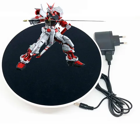 Bolo de Casamento Libras Superior Veludo Pano Jóias Elétrica Rotativo Exibição Turntable Modelo Fotografia Vídeo Suporte 30cm 11