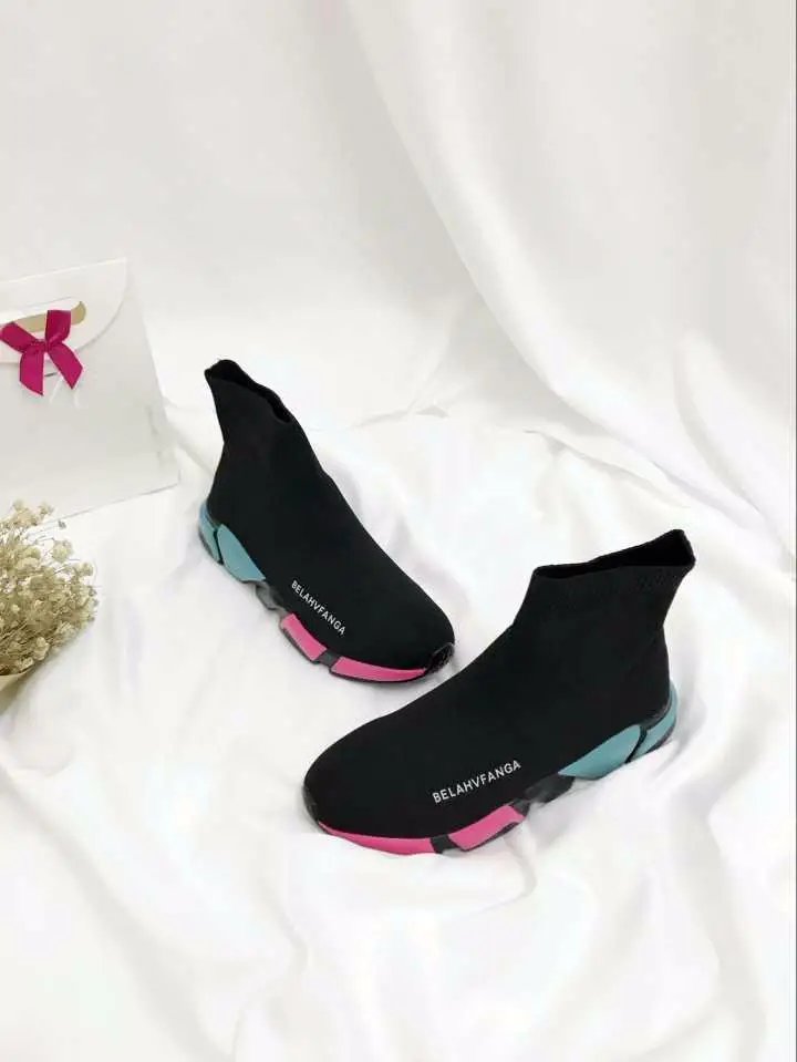 Женские вязаные носки Fly line спортивная обувь известный бренд дышащие высокие женские кроссовки мягкая обувь для прогулок