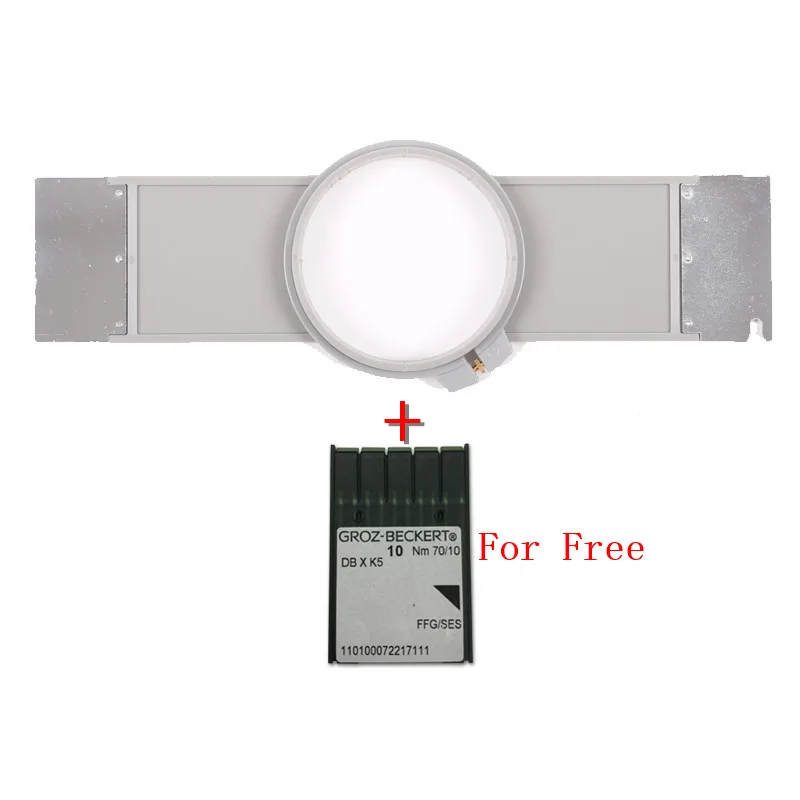 Latest price Melco Hoops 120mm round shape Total Length 400mm embroidery machine hoop and frame |