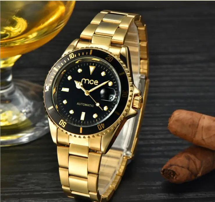 

Relogio Masculino Men Mechanical Watch Top Brand Luxury Automatic Tourbillon Full Steel Business Wristwatch Calendar Sport Watch