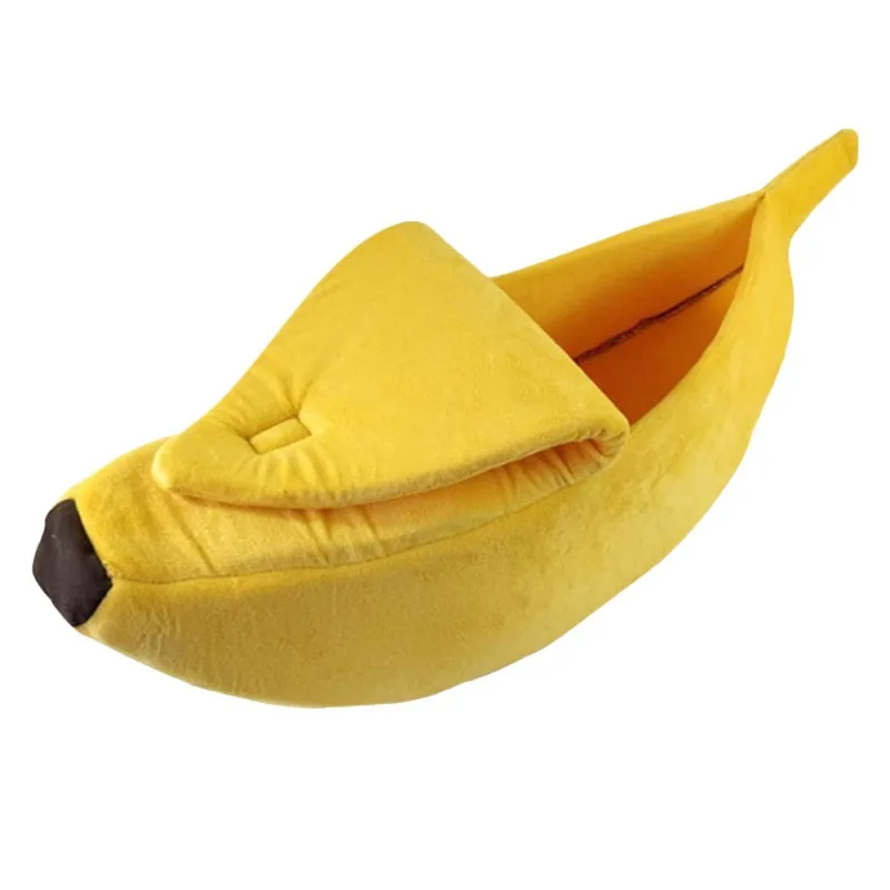 

Lovely Creative Banana Shaped Dog/Cat House Soft Warm Kennel Sleeping Bed House Tent Pet Supply Dogs/Cats Accessories