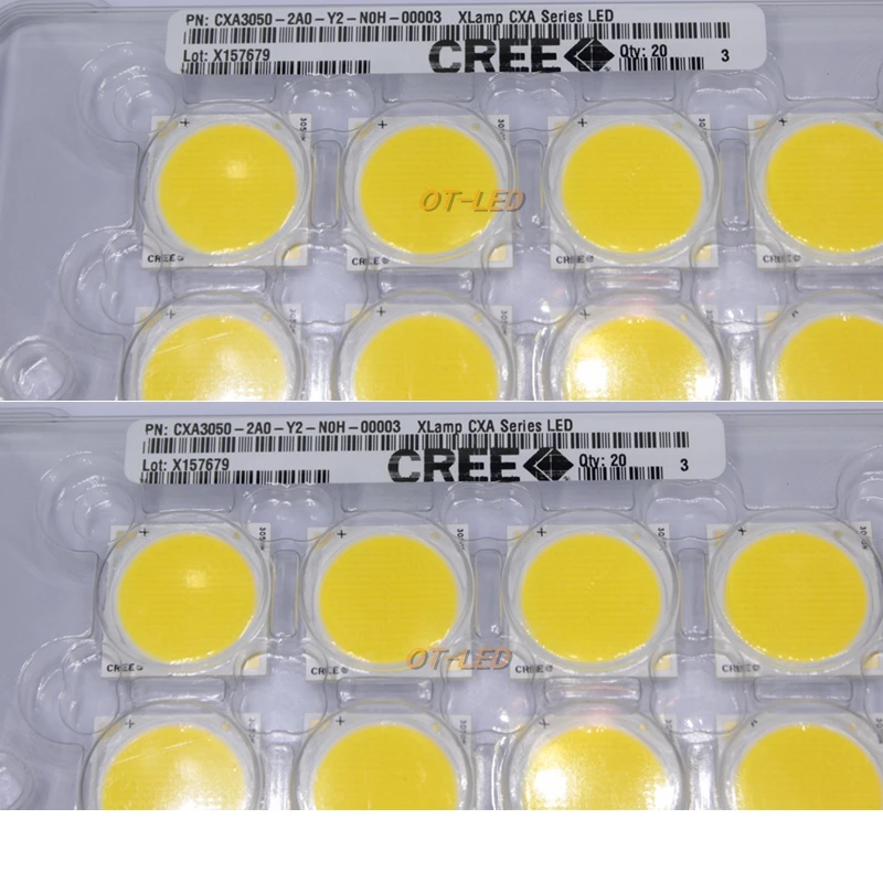 Светодиодный излучатель Cree CXA3050 CXA 3050 COB большая мощность 2 А 5700K 6в 42 в 2500ма 75CRI 80CRI