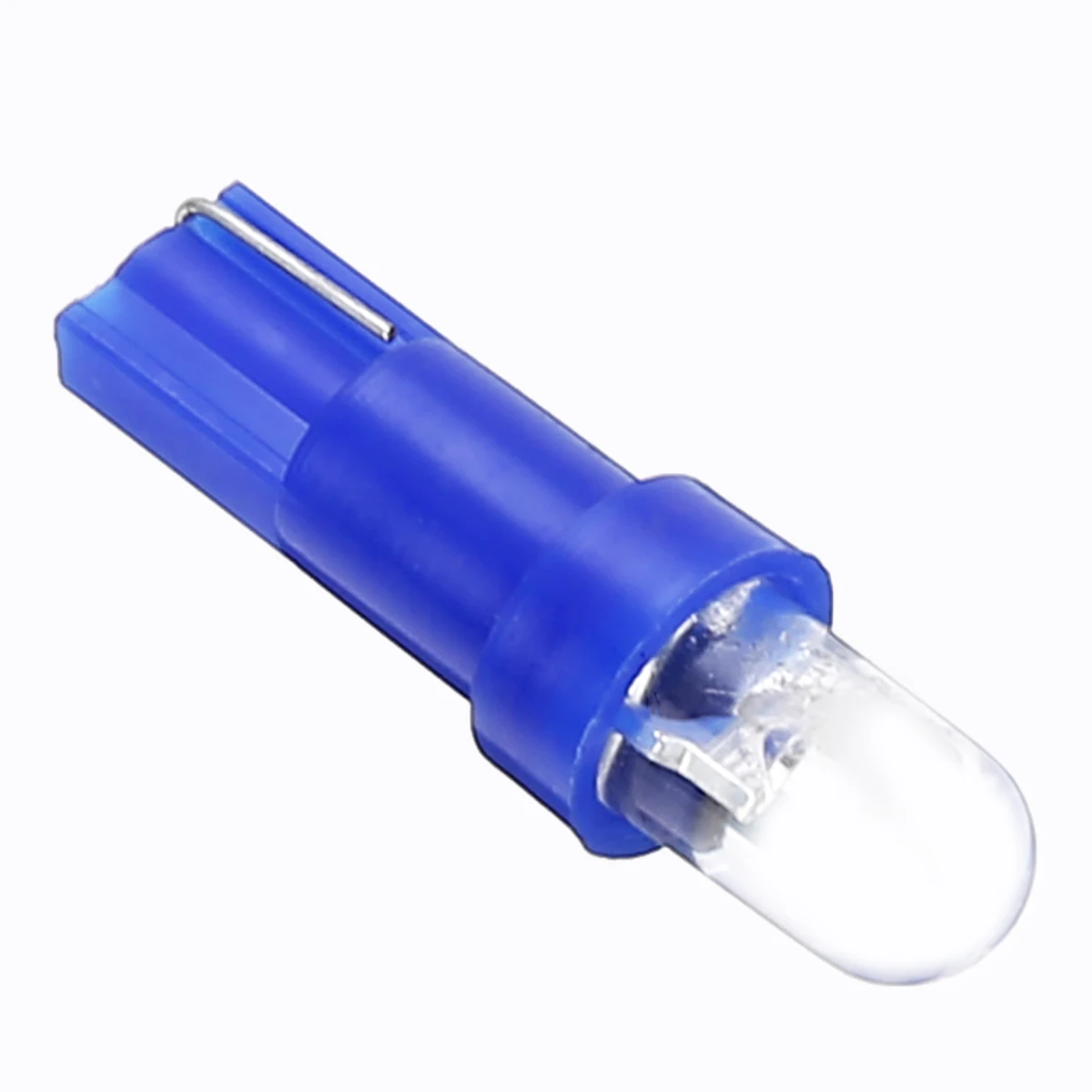 10Pcs/set Blue T5 Car Dashboard Light F3 1 LED Car Wedge Dash Gauge Lamp Instrument Panel Gauge Cluster Corner Side Bulb