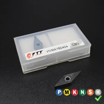 

2PCS VNGA160404 VNMA160404 VNMG160404 CBN HRC>=50 External Turning Tools Carbide insert High quality Lathe cutter Tool