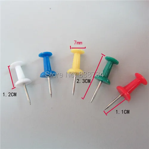 100pcs color fine art drawing pins nail thumbtack push pin nailin