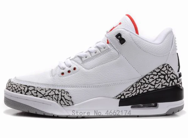 Jordan Air Retro 3 III Man Basketball Shoes Katrina Charity Game Pure Black Cement White Seoul Outdoor Sneakers Sport Sneaker