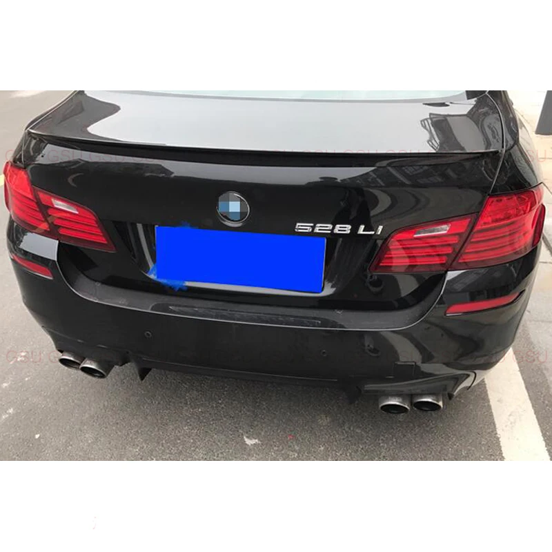 ABS грунтовка черного и белого цвета и т. д. цвет автомобиля задний спойлер для BMW 5 серии 520 528 535 525 F10 F18 2011