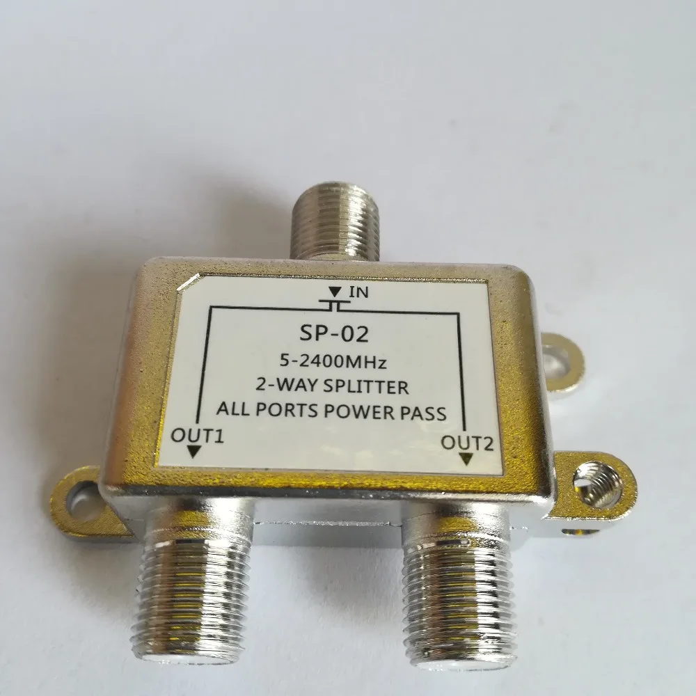 Satellite splitters 2300 MHz 2 Ways made in Chinain Satellite TV
