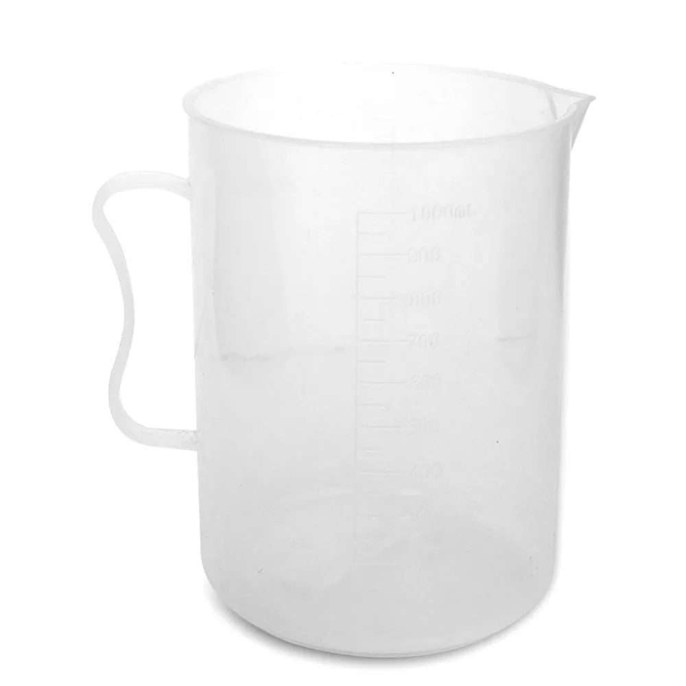 1000ml Measuring Cup Transparent Graduated Beaker with Handle Kitchen