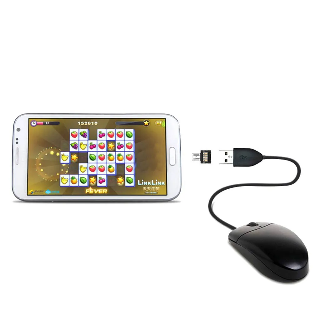 Multi-function USB to Micro USB OTG Adapter Card Reader for Android Phone Tablet PC Converter