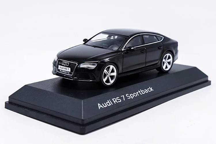 Модель литая в масштабе 1:43 для Audi RS7 Black Sportback игрушечный автомобиль из сплава