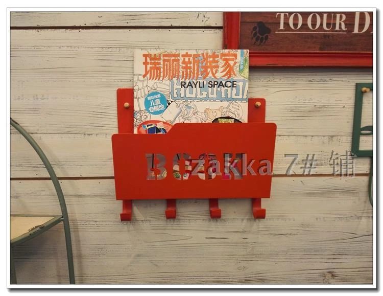 American Country Retro Nostalgia Wallmounted Barcafe Shop Magazine