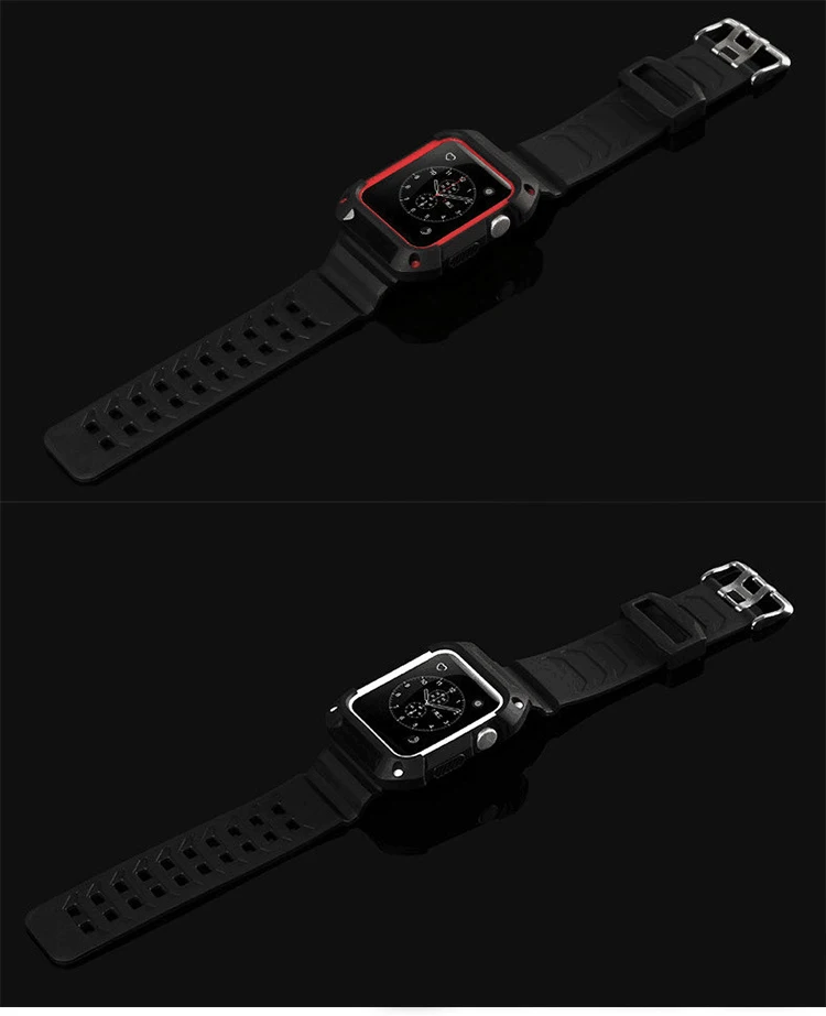 MNWT для Apple Watch 1 2 3 ТПУ защитный чехол с ремешком полосы браслет для Apple Watch 38 мм 42 мм Серия 1 2 3 для iwatch Группа