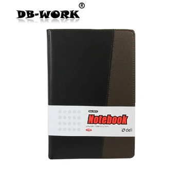 

Deli 7911 leather notebook leather business notebook 120 Sheets A5 notepad