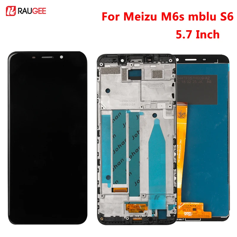 Для Meizu M6s mblu S6 ЖК дисплей + сенсорный экран тест хороший дигитайзер стеклянная
