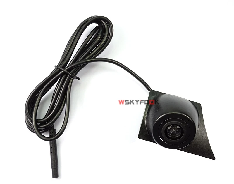 Закрытая Автомобильная Передняя камера с логотипом CCD HD на 180 градусов для Фольксваген Бора Гольф Камера Переднего Вида