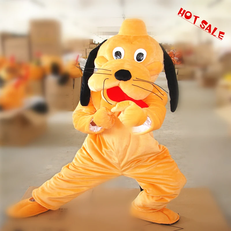 High Quality Pluto dog Adult plush mascot costume for festive & party