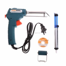 220 В 60 Вт ЕС Автоматическая отправка оловянный пистолет Электрический паяльник паяльная станция отпаивающий насос сварочный инструмент припой проволока