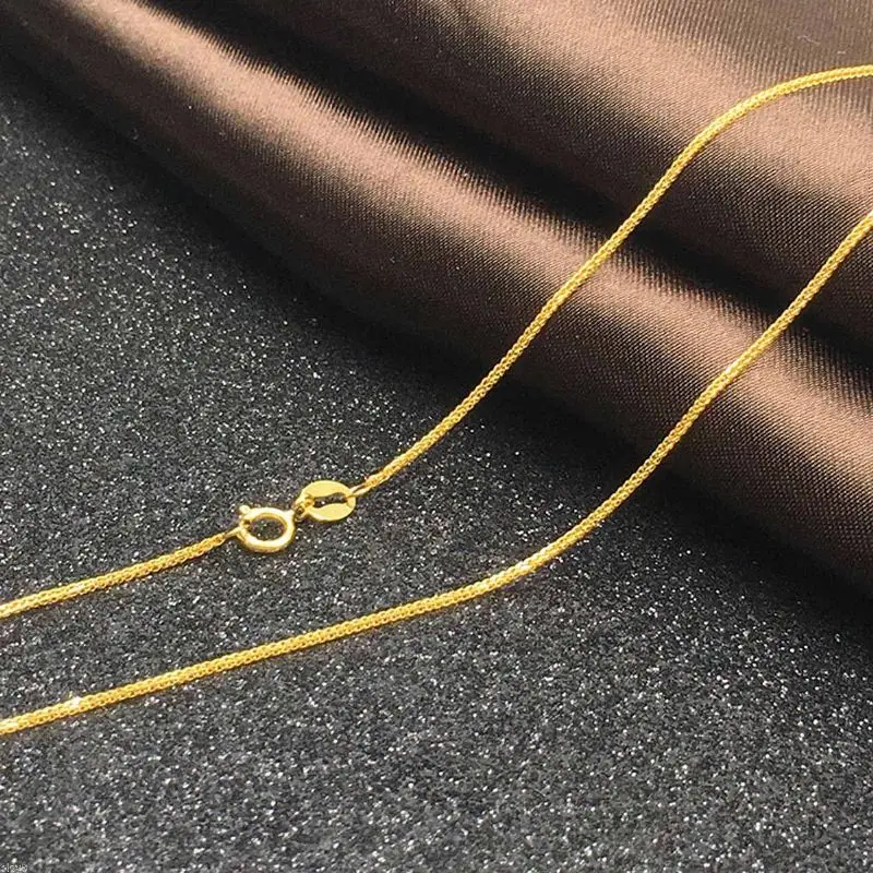 Fine Au750 Pure 18K Yellow Gold Chain 