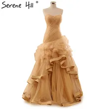 2017 Fashion Sexy Mermaid Tulle Wedding Dresses Real Photo Strapless Simple Photography Bridal Gown Robe De Mariee