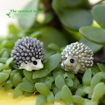 

ZOCDOU Cute Hedgehog Hedgepig Urchin Small Statue Home Decoration Accessories Miniature Children Toys Decor Crafts Figurines