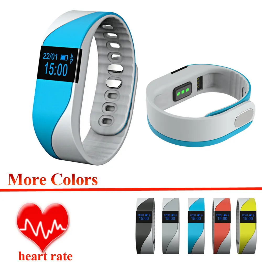 M2S Smart Band Bracelet Heart Rate Monitor Call Reminder Pedometer Calorie Sleep Remote Camera OLED Display