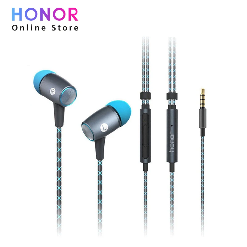 Оригинальные наушники huawei Honor Engine Plus HiFi с пультом дистанционного управления 3 5 мм