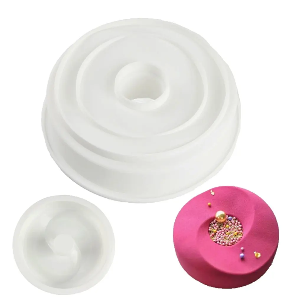 

Ring-shaped silicone mousse mold Baking cake ring style silicone mold Chocolate mousse silicone mold
