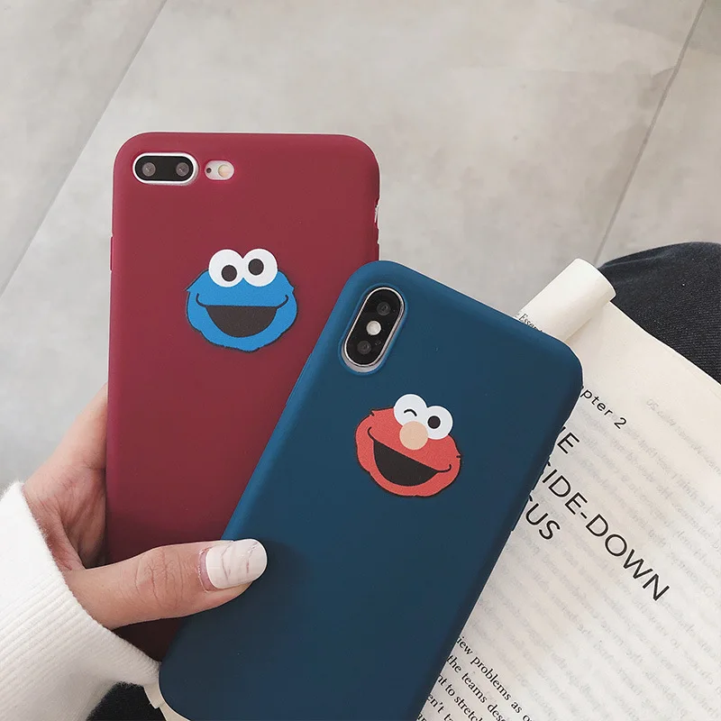 Чехол для iphone 6 6plus 7 8 Plus X Xs Max Xr мягкий силиконовый чехол телефона милый мультяшный