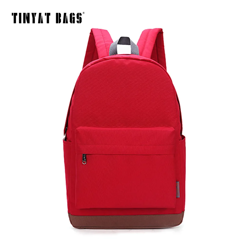 TINYAT Women Canvas Casual Daypacks font b Backpack b font Computer 14 15 inch font b