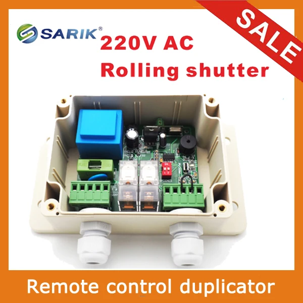 

Newest roller shutter remote switch 2 relay 433mhz 220v roller shutter switch