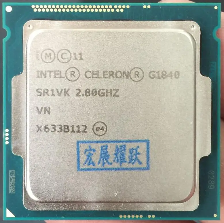 

Intel Celeron Processor G1840 (2M Cache, 2.80 GHz) LGA1150 Dual-Core 100% working properly Desktop Processor