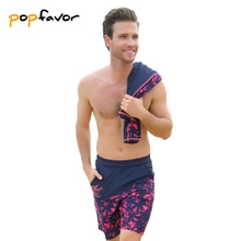 POPFAVOR новые мужские пляжные шорты Брендовые мужские плавки Короткие штаны с принтом мужские трусы Мужская одежда шорты