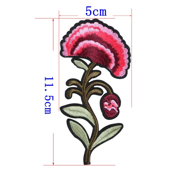 1 шт. большой цветок нашивки утюжок на 3D вышитые блестками патч красная роза аппликация пришить DIY патч, аксессуары для одежды нашивки - Цвет: Style  8