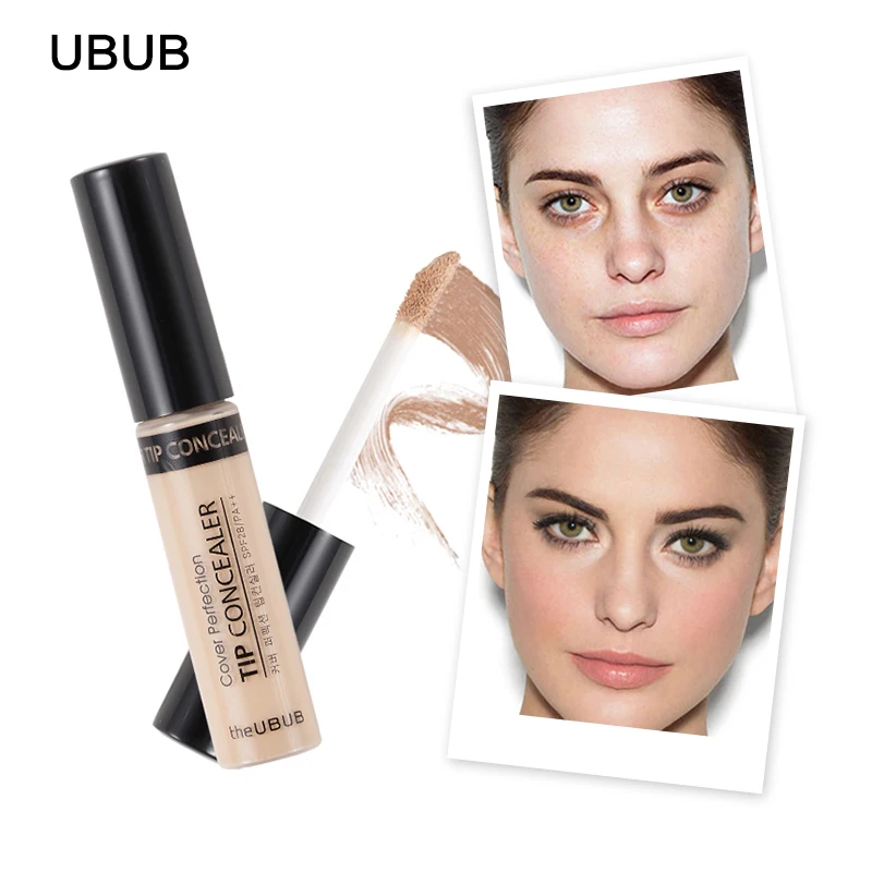 

UBUB Face Makeup Concealer Liquid Brush Convenient Rotary Concealer Brush Professional Makeup Brand 3 Colors Optional 6.5g