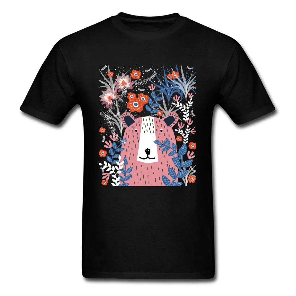 

Tops Shirts Bear Garden Tops & Tees Summer Fall 2018 Hot Sale Leisure Pure Hardcore O-Neck Mens Tshirts Cute USA T Shirt