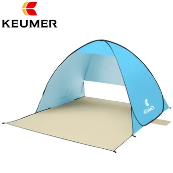 

KEUMER Quick Automatic Opening Anti Uv Beach Tent With Mat Breathable Ultralight Waterproof Sun Awning can't be shipped to chile